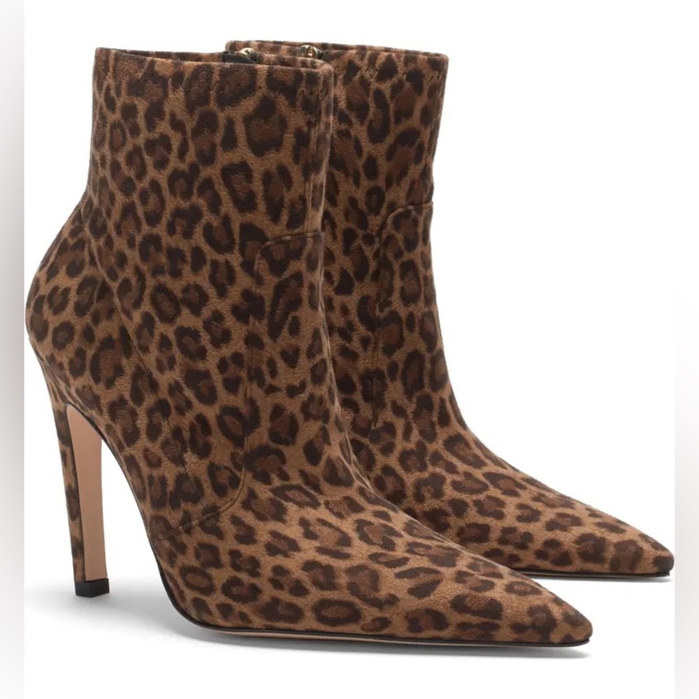 GOOD AMERICAN icon bootie in leopard